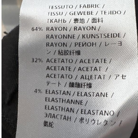 Stella McCartney Women's Black Joggers Elastic Waist Zipper Hem Size 44 (US M-L) - Picture 10 of 11